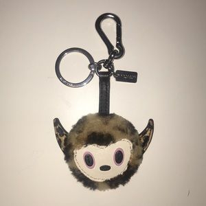 Coach key chain and bag charm.